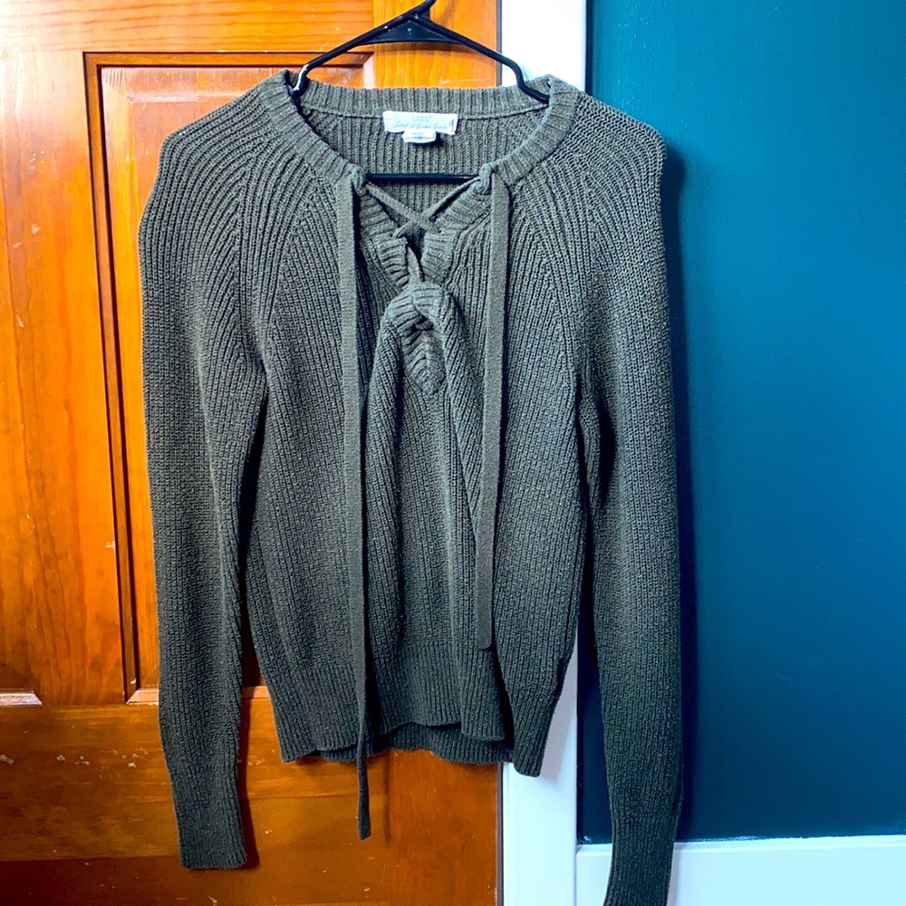 Green sweater